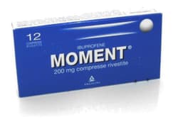 Fotografia del prodotto Moment 12 compresse rivestite 200 mg