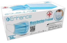 Enhance mascherina 3str 50 pz