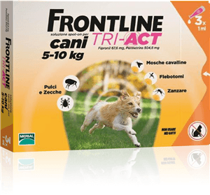 Frontline tri act 3pip 5 10kg