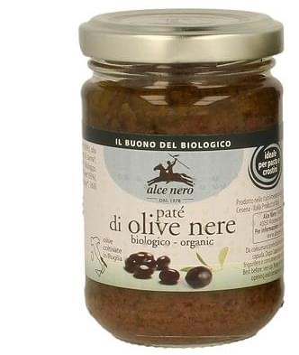 Pate' di olive nere bio 130 g