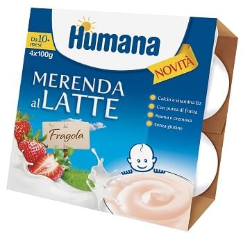 Humana mer latte frag x 100 g 4 pz