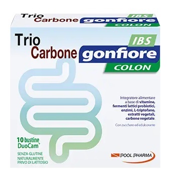 Triocarbone gonfiore ibs 10 bustine