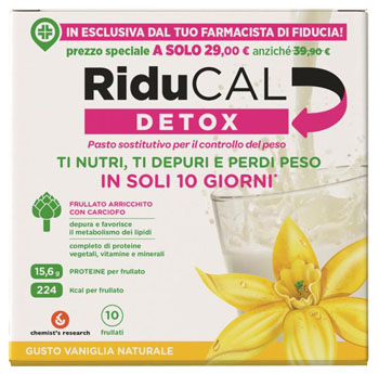 Riducal detox 10 bustine