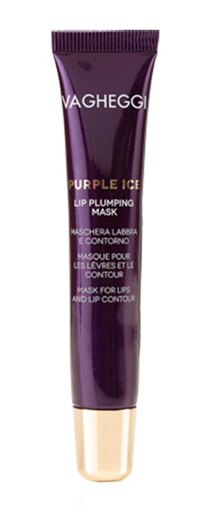 Purple ice lip plumping mask