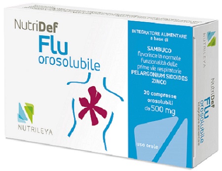 Nutridef flu orosolubile 20 compresse