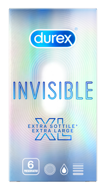 Durex invisible xl 6 pz