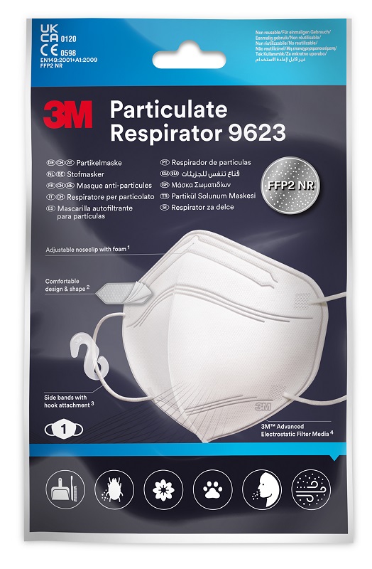 3m respiratore ffp2 9623