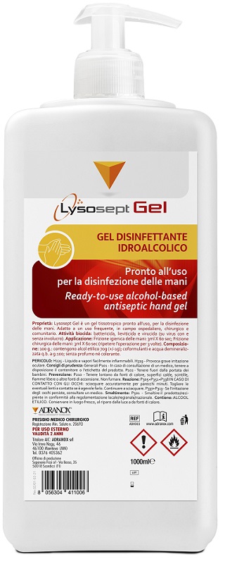 Lysosept gel antisett quad 1 l
