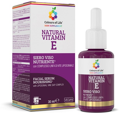 Natural vitamin e siero colour