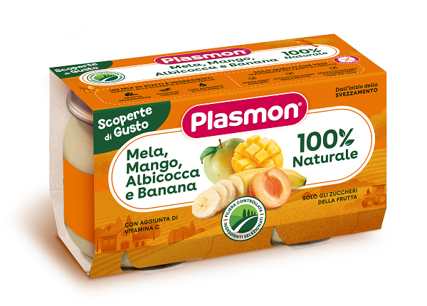 Plasmon omog mela mango alb 2 pz