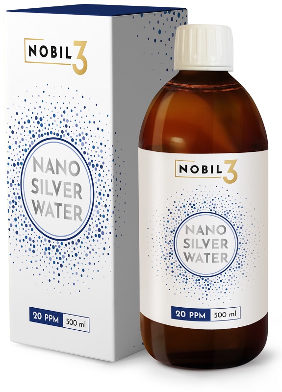 Nobil3 nano silver 20ppm 500 ml