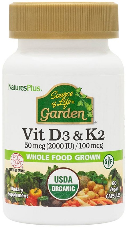 Vitamina d3 & k2 50mcg 60 capsule