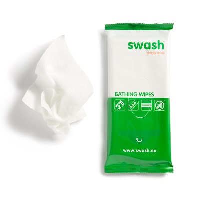 Swash bathing wipes prof 8 pz