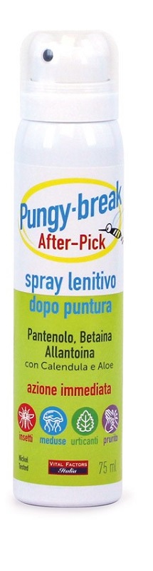 Pungy break after pick spray